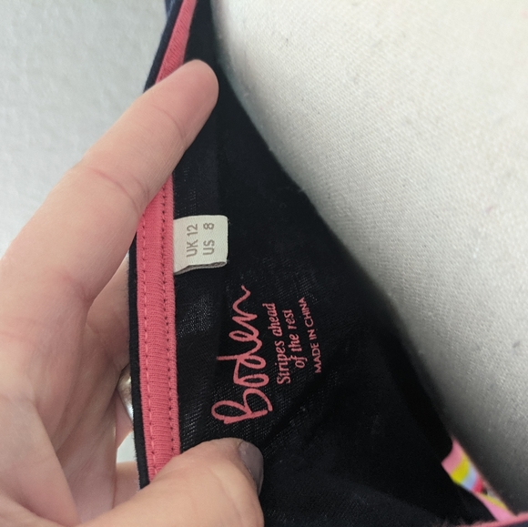 Boden Stripes Ahead of the Rest Sz 8 - Picture 3 of 7